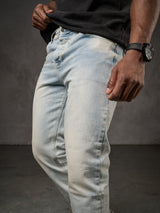 CD319X Comfortabele Heren Jeans in Straight-Fit