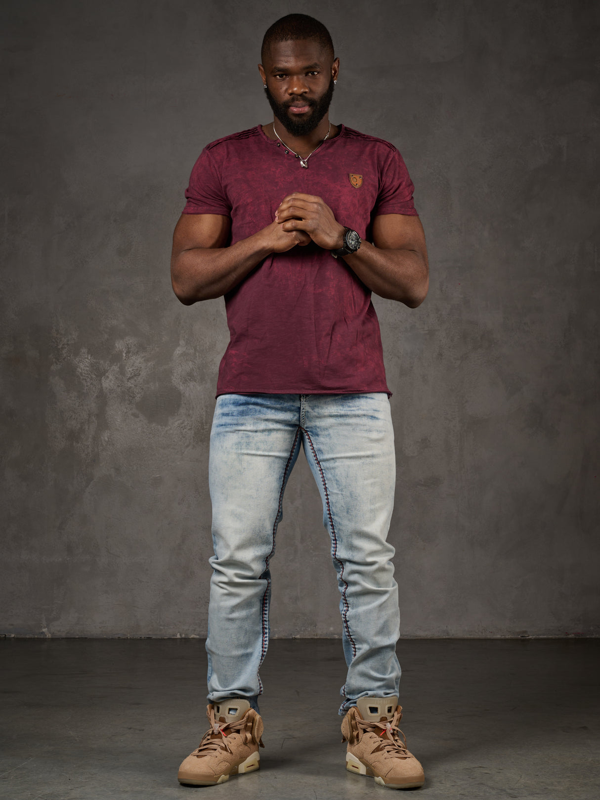CD892 Herren Jeans - Hellblau, Straight Fit