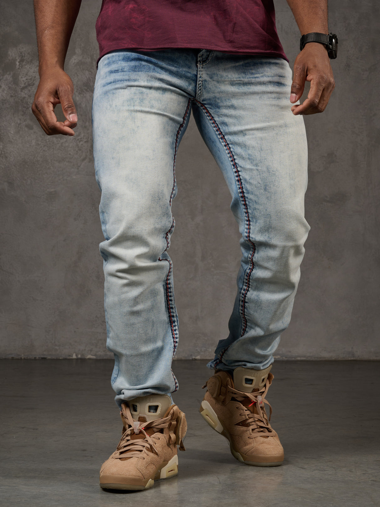 CD892 Herren Jeans - Hellblau, Straight Fit