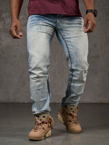 CD892 Herren Jeans - Hellblau, Straight Fit
