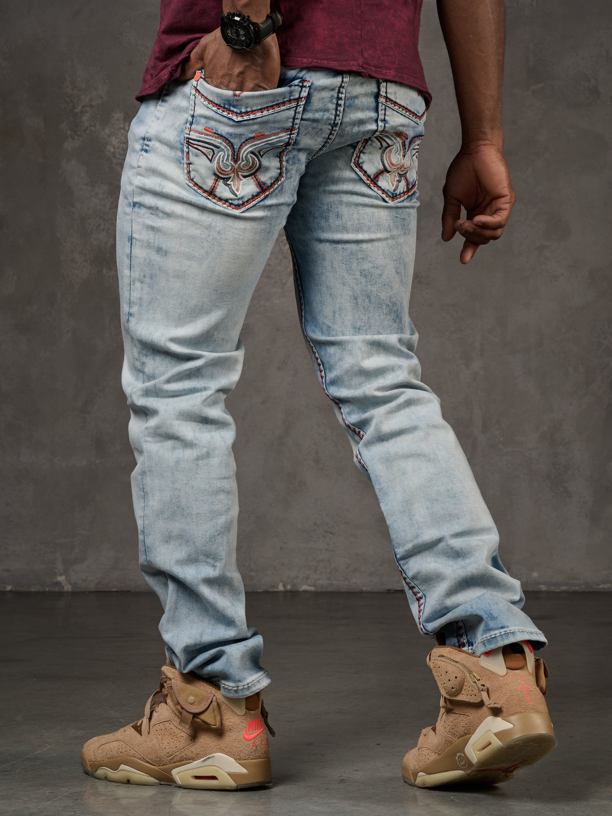CD892 Herren Jeans - Hellblau, Straight Fit