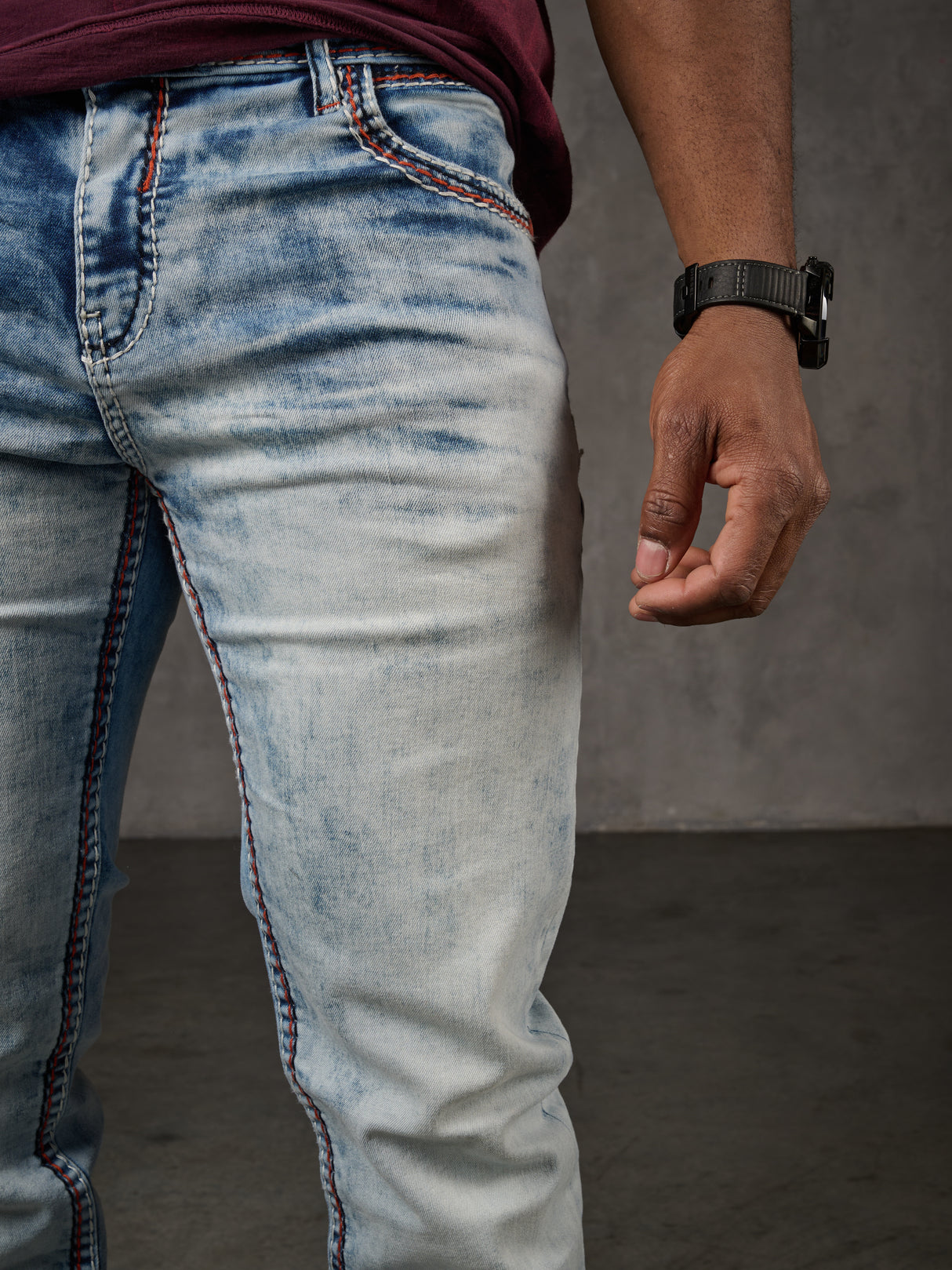 CD892 Herren Jeans - Hellblau, Straight Fit