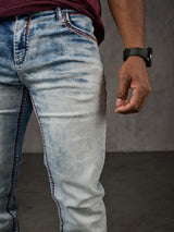 CD892 Herren Jeans - Hellblau, Straight Fit
