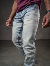 CD892 Herren Jeans - Hellblau, Straight Fit