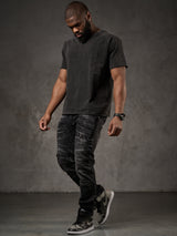 CD491 spodnie slim-fit