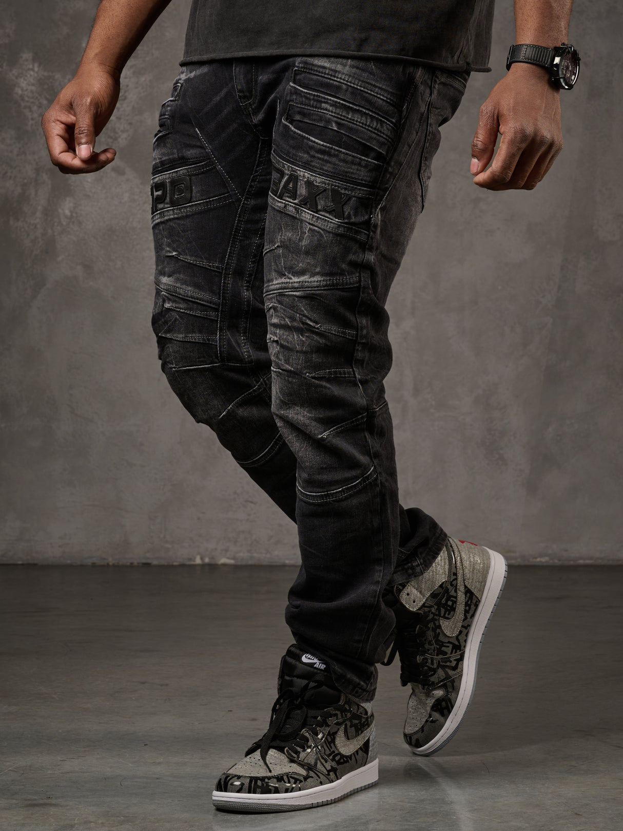 CD491 spodnie slim-fit