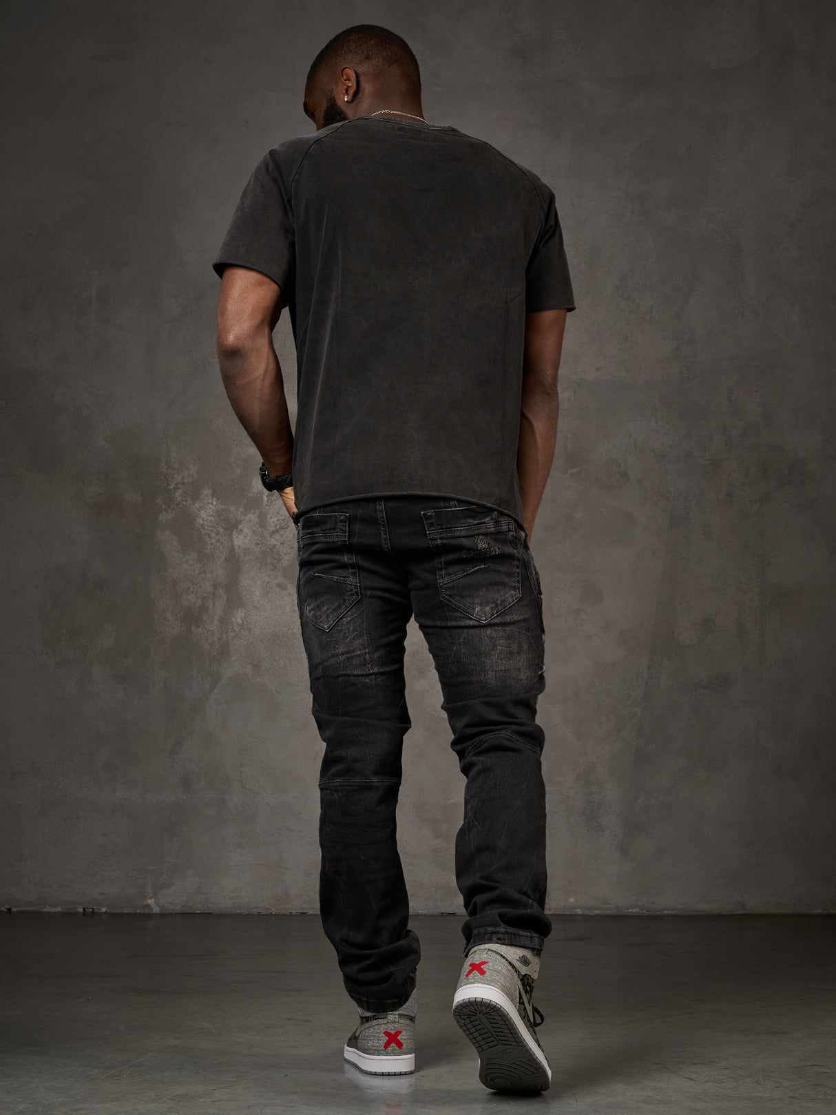 CD491 spodnie slim-fit