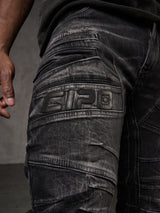 CD491 spodnie slim-fit