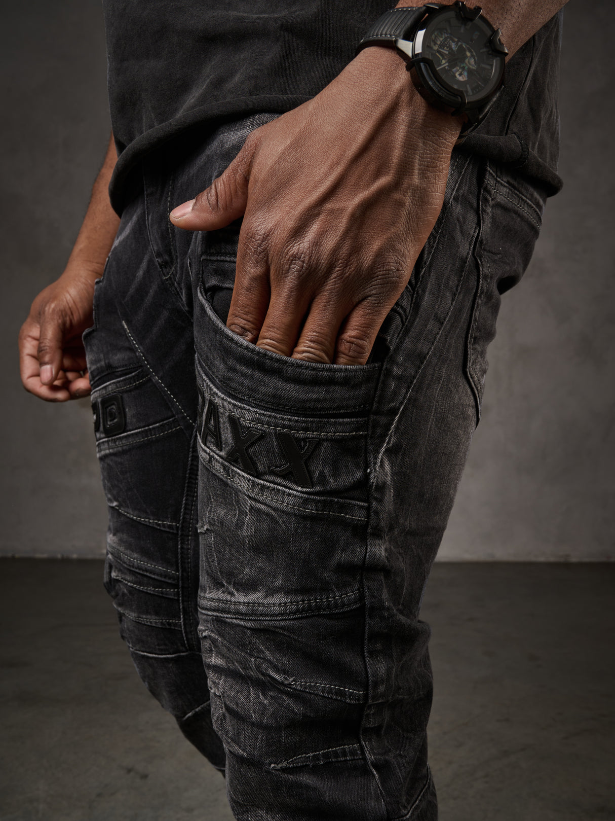 CD491 spodnie slim-fit