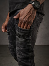 CD491 spodnie slim-fit
