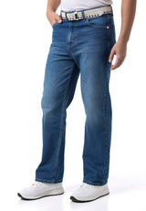 CD903 Baggy Fit Jeans mit Zipper