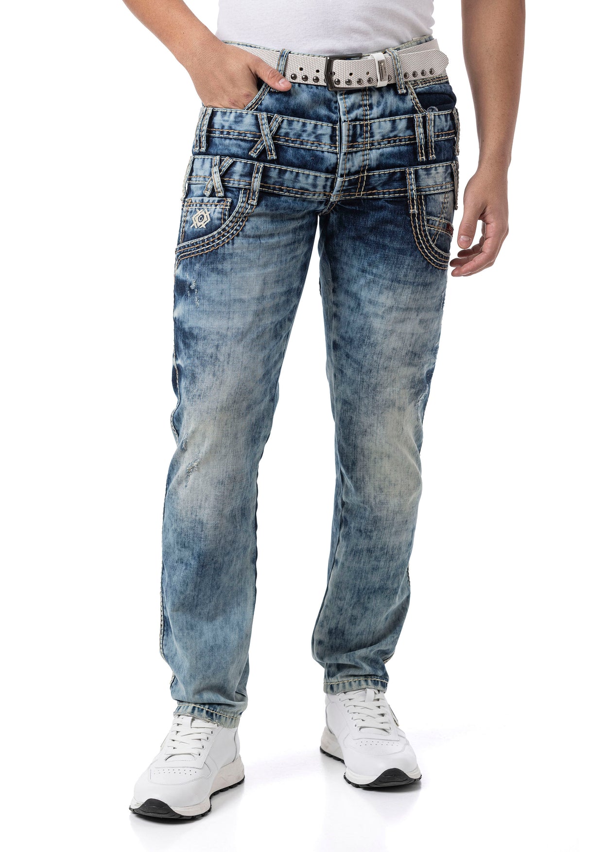 CD910 Herren Jeans – Straight Fit aus 100 % Baumwolle
