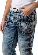 CD910 Herren Jeans – Straight Fit aus 100 % Baumwolle