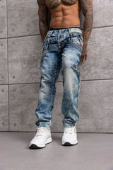 Jeans Uomo CD910 – Straight Fit, 100% Cotone