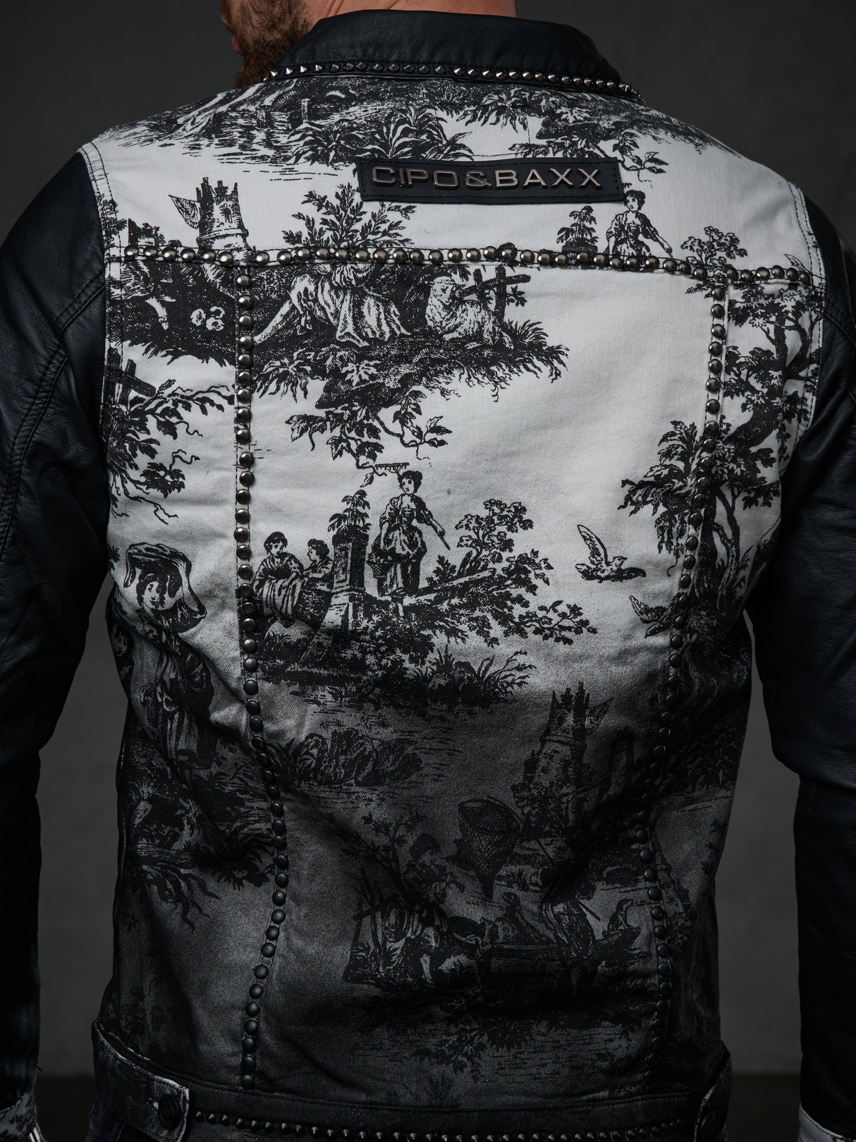 CJ252 Veste noire pour homme