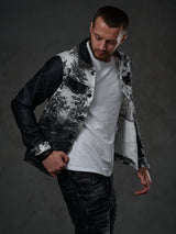 CJ252 Veste noire pour homme
