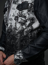 CJ252 Veste noire pour homme