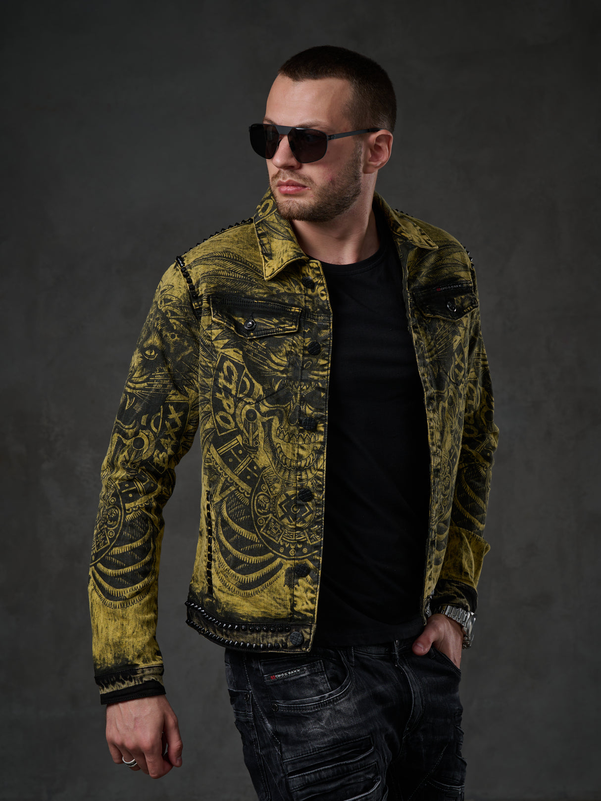 CJ273 Yellow Men's Jacket