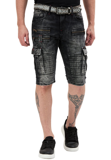 CK295 Uomini Jeans shorts con tasche cargo