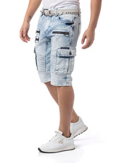 CK295 Uomini Jeans shorts con tasche cargo