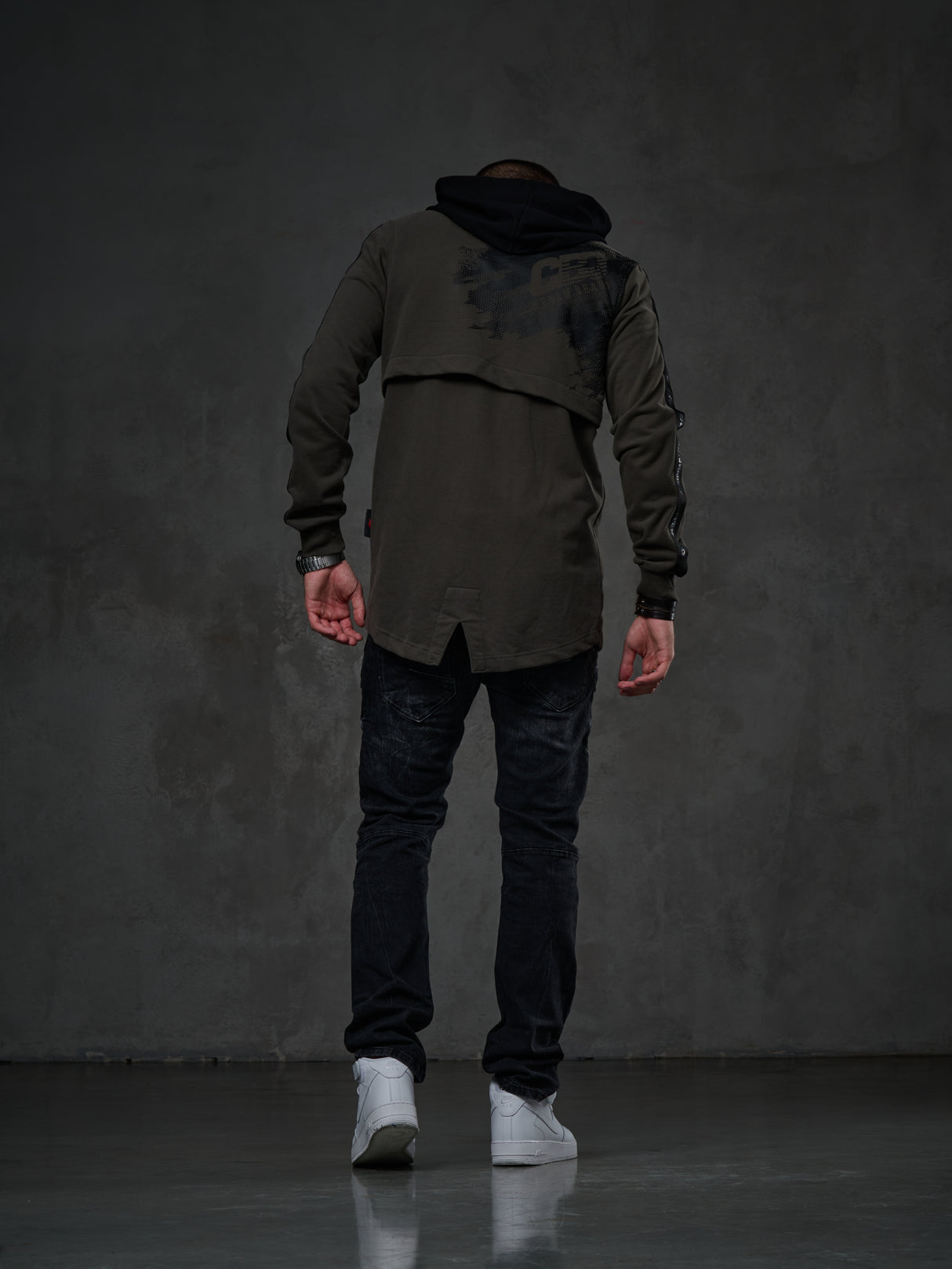 CL305 Herren SweatjackemMit Layeroptik