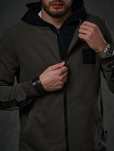 CL305 Herren SweatjackemMit Layeroptik