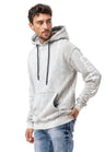 CL597 Heren Hoodie Sweatshirt met Mouwprint en Buikzak