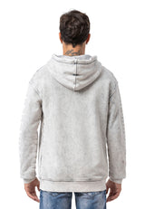 CL597 Heren Hoodie Sweatshirt met Mouwprint en Buikzak