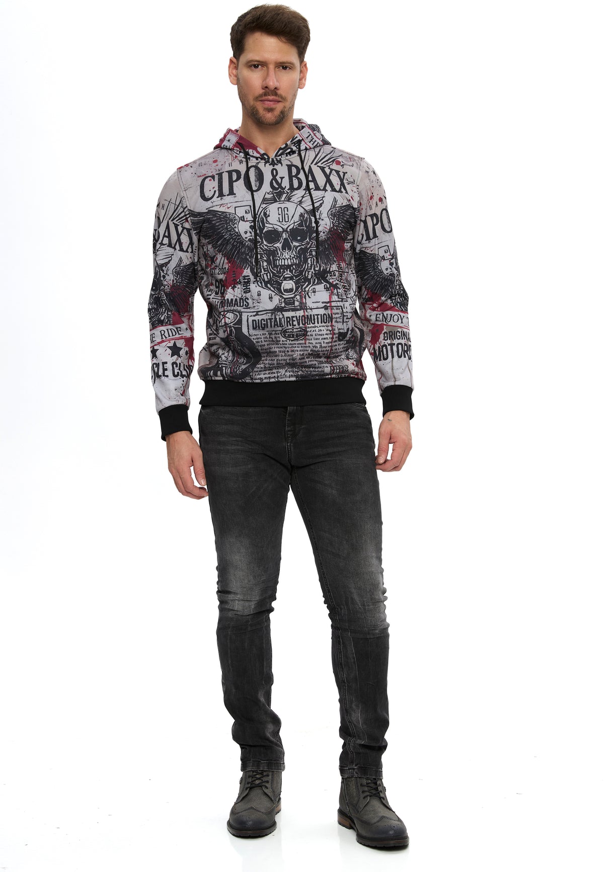 CL614 MEN'S HOODED SWEATSHIRT