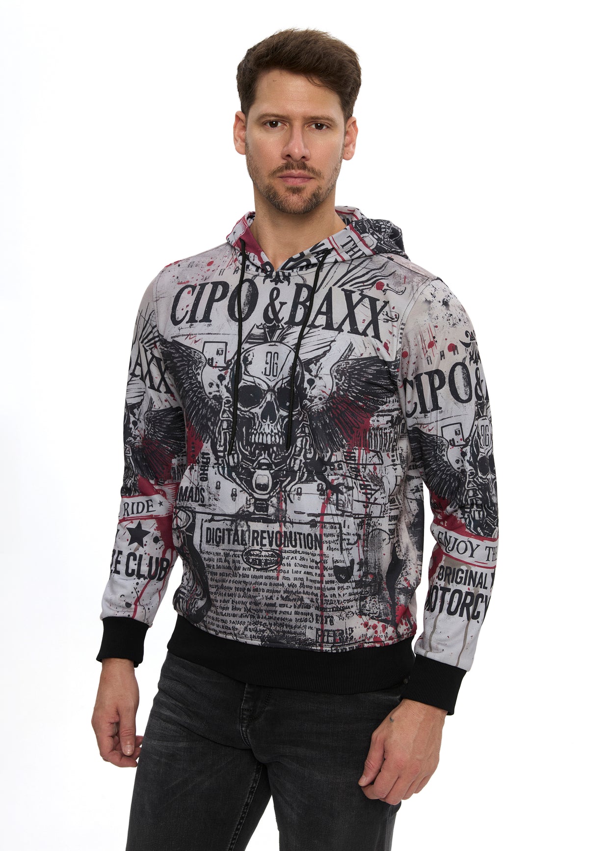CL614 MEN'S HOODED SWEATSHIRT