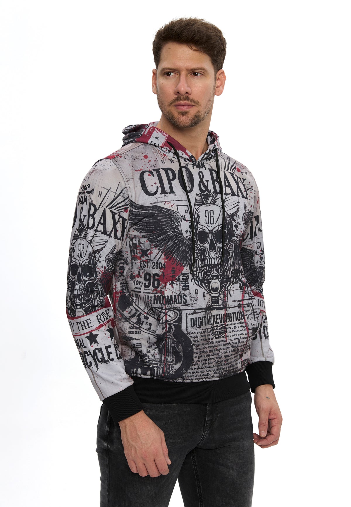 CL614 MEN'S HOODED SWEATSHIRT