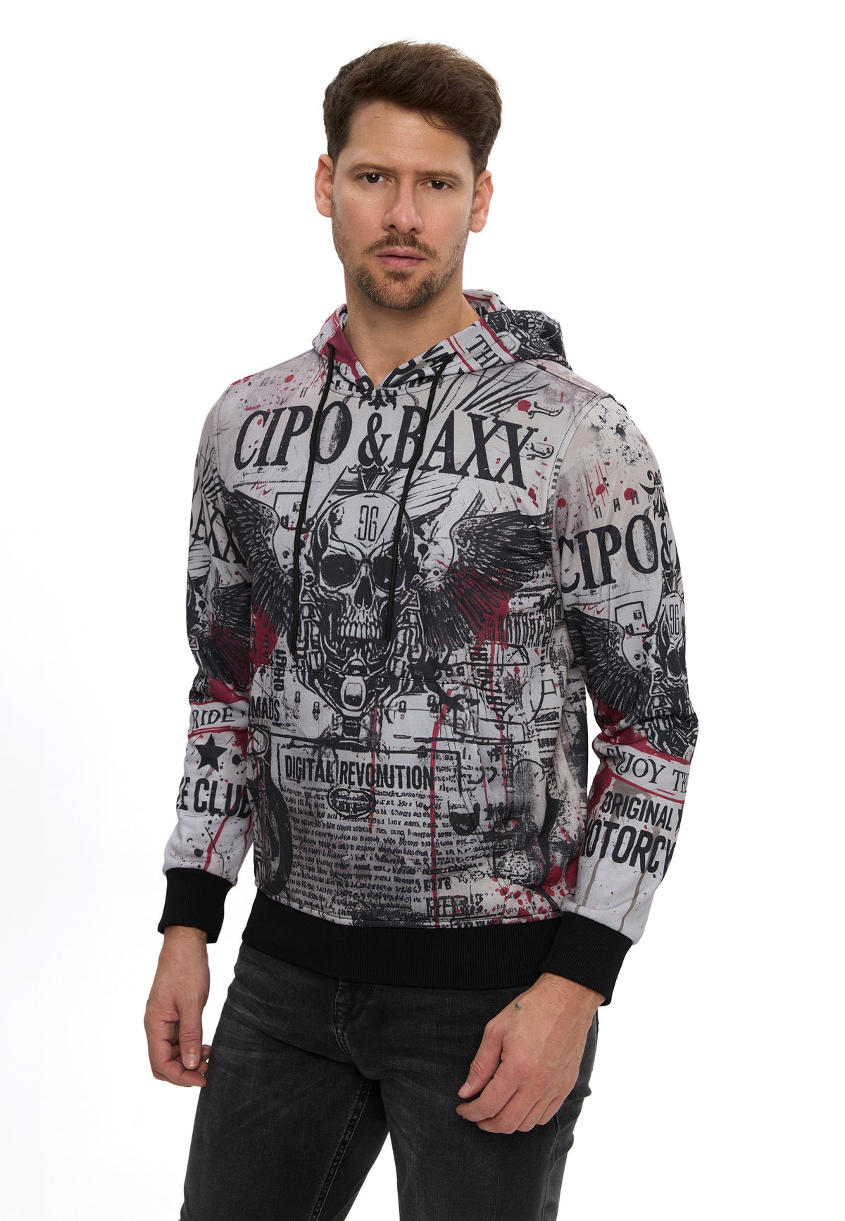 CL614 MEN'S HOODED SWEATSHIRT
