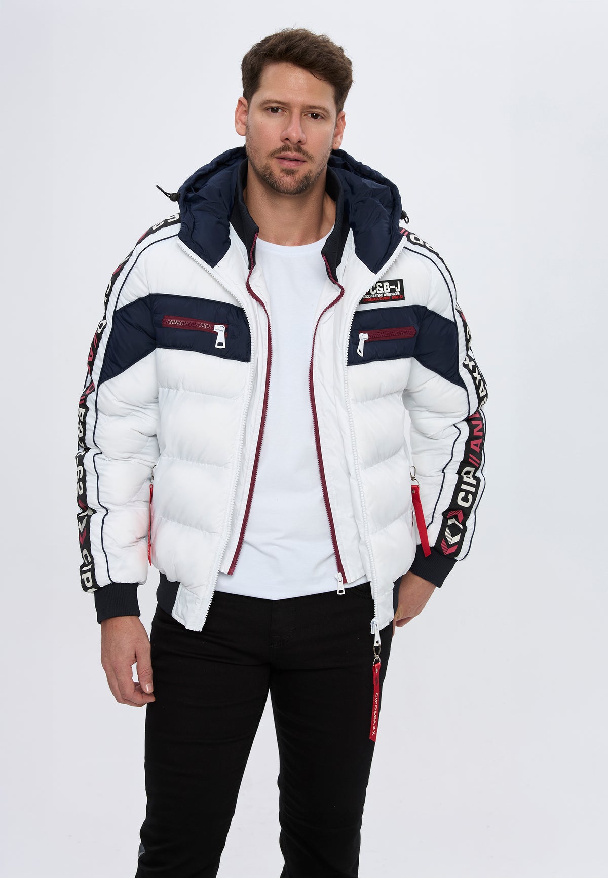 CM226 Herren Winterjacke mit Doppelreißverschluss – Funktional, stylisch & wetterfest