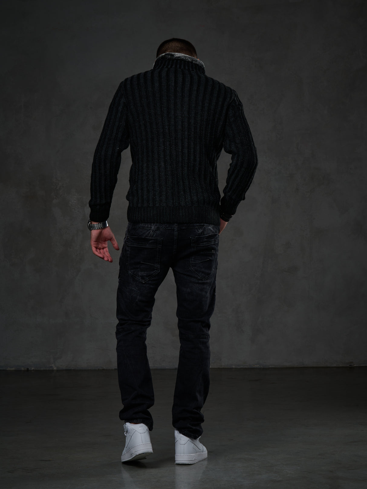 CP213 sweter męski rozpinany 