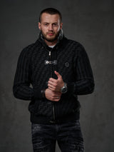 CP213 sweter męski rozpinany 