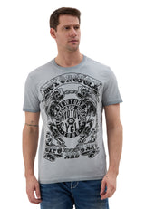 CT838 Camiseta de Hombre – Estampado Motorcycle
