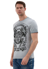 CT838 Camiseta de Hombre – Estampado Motorcycle