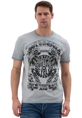 CT838 Camiseta de Hombre – Estampado Motorcycle