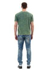 CT853 – Cipo & Baxx Herren T‑Shirt – Relax Fit Patch‑Design