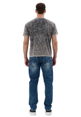 CT853 – Cipo & Baxx Herren T‑Shirt – Relax Fit Patch‑Design