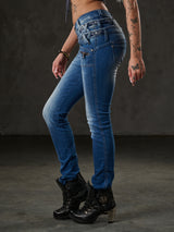 CBW-0282 Jeans Slim para mujer