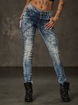 WD539 Damen Slim-Fit Jeans – Stylisches Design und perfekter Komfort