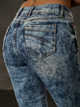 WD539 Damen Slim-Fit Jeans – Stylisches Design und perfekter Komfort