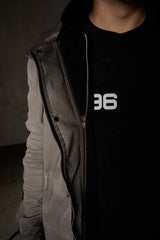 CJ183 Chaqueta Grigio per Uomo