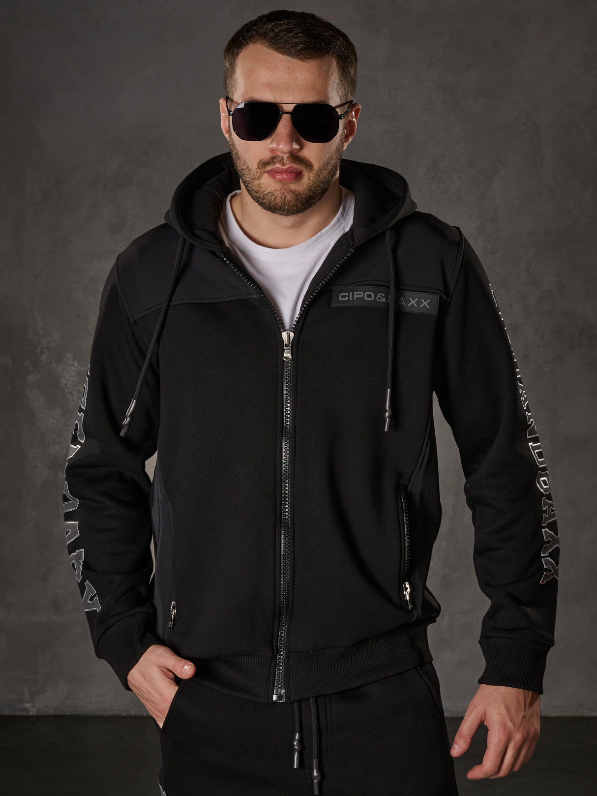 CLR164 Herren Jogginganzug – Sportlicher Trainingsanzug mit Hoodie & Jogger