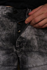 CD679 bequeme Jeans in trendiger Used-Optik
