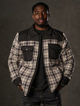 CL548 Veste pour homme avec motif à carreaux stylé
