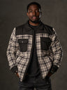 CL548 Veste pour homme avec motif à carreaux stylé