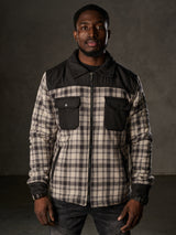 CL548 Veste pour homme avec motif à carreaux stylé