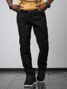 CD148 Comfortabele Heren Jeans met Contraststiksels in Straight-Fit
